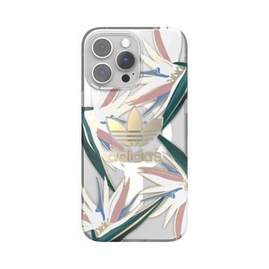 Adidas iPhone 14 Pro Max Deksel Trefoil Clear Case MagSafe Gold