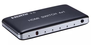 NÖRDIC HDMI 2.0-svitsj 4 til 1 4K 60Hz 3D UHD HDCP 2.2