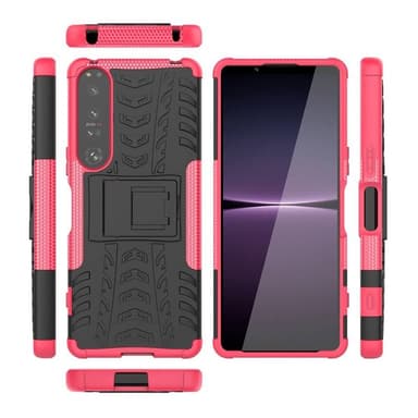 Støtsikker deksel med stativ Sony Xperia 1 IV - Rosa