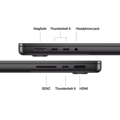 MacBook Pro 14 M4 24/1000GB (Stellarsvart)