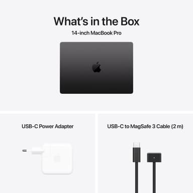 MacBook Pro 14 M4 24/1000GB (Stellarsvart)