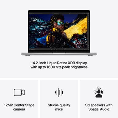 MacBook Pro 14 M4 Pro 24/1000GB (Sølv)