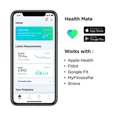 Withings Body badevekt WITWBS06BK (sort)