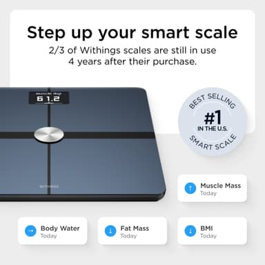 Withings Body+ badevekt WITWBS05BK (sort)