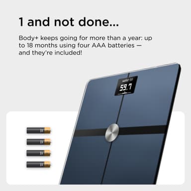 Withings Body+ badevekt WITWBS05BK (sort)