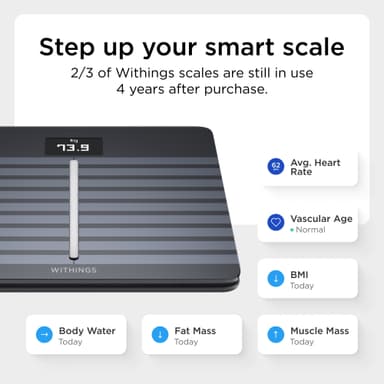 Withings Body Cardio badevekt WITWBS04BK (sort)