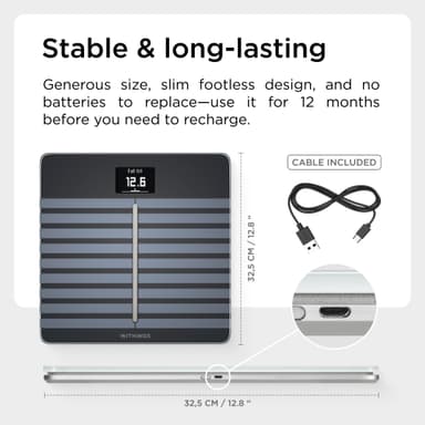 Withings Body Cardio badevekt WITWBS04BK (sort)