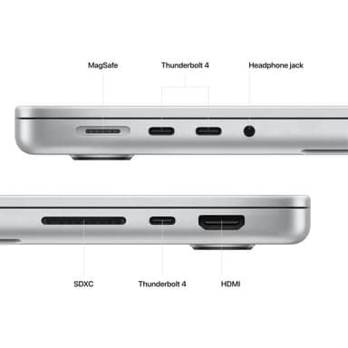 MacBook Pro 14 M2 Pro 2023 512GB (sølv)