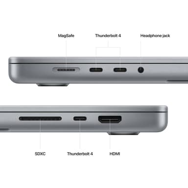 MacBook Pro 16 M2 Pro 2023 16/512GB (stellargrå)