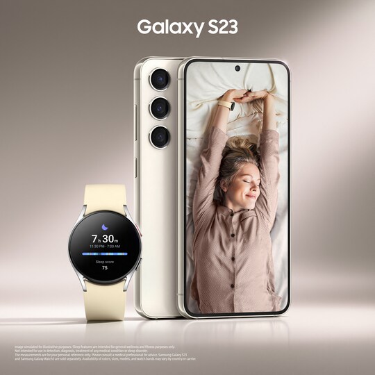 Samsung Galaxy S23 5G smarttelefon 8/256GB (beige)