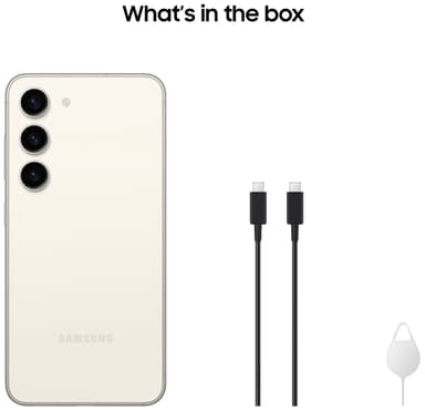 Samsung Galaxy S23 5G smarttelefon 8/256GB (beige)
