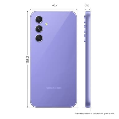Samsung Galaxy A54 5G smarttelefon 8/128GB (lilla)
