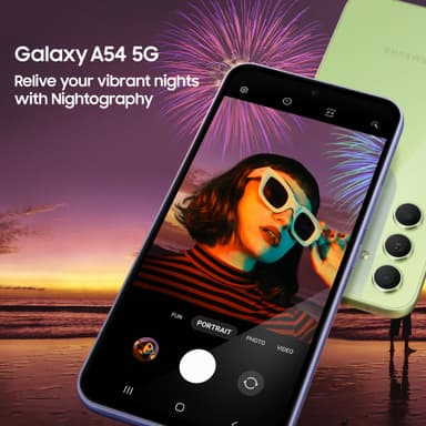 Samsung Galaxy A54 5G smarttelefon 8/128GB (lilla)