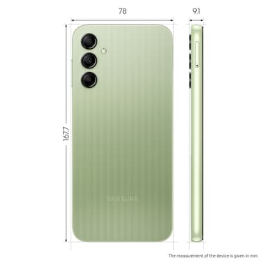 Samsung Galaxy A14 smarttelefon 4/128GB (grønn)