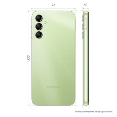 Samsung Galaxy A14 5G smarttelefon 4/64GB (grønn)