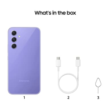 Samsung Galaxy A54 5G smarttelefon 8/256GB (lilla)