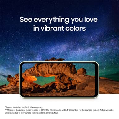 Samsung Galaxy A14 5G smarttelefon 4/128GB (sort)