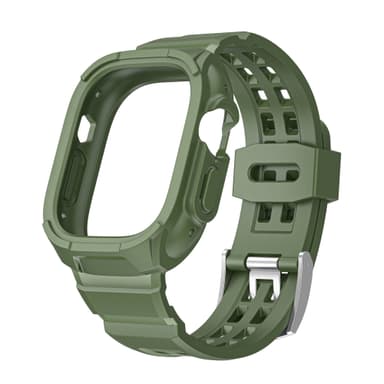 Apple Watch Ultra Ice Armour Frosted TPU integrert klokkebånd Grønn