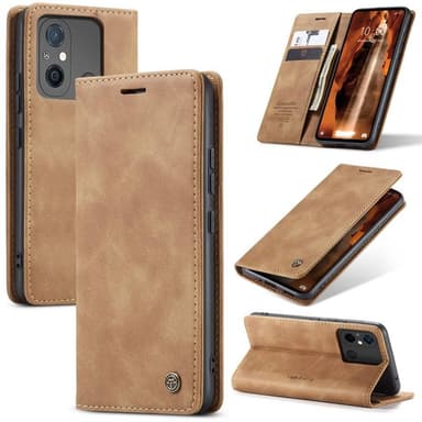 CaseMe Smart Magnet Flipdeksel Xiaomi Redmi 12C - Brun