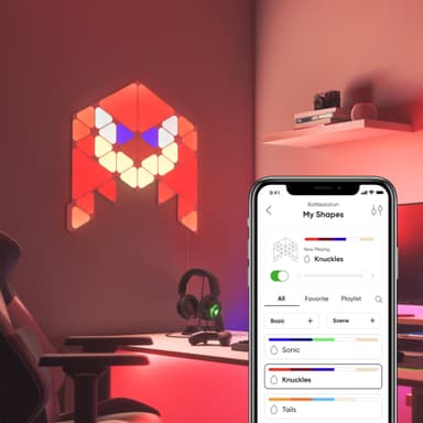Nanoleaf Shapes startpakke - Sonic Limited Edition