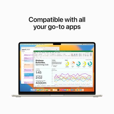 MacBook Air 15 M2/8/256 2023 (Stjerneskinn)
