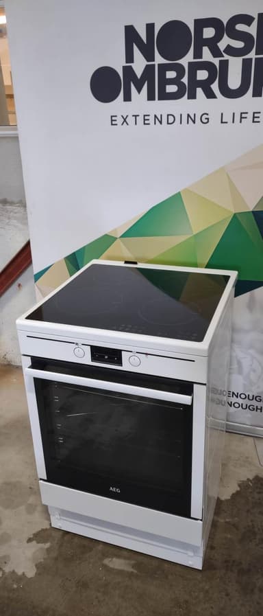 AEG induksjonskomfyr CIB6660BBW - brukt