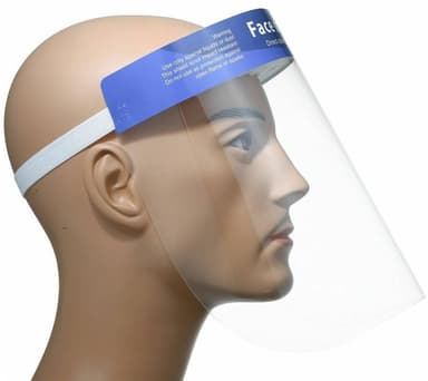 Beskyttelsesvisir/plastvisir