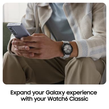 Samsung Galaxy Watch6 Classic 43mm LTE (sort)