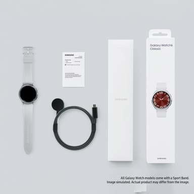 Samsung Galaxy Watch6 Classic 43mm BT (sølv)