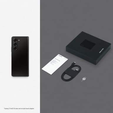 Samsung Galaxy Z Fold5 5G smarttelefon 12/512GB (Phantom Black)