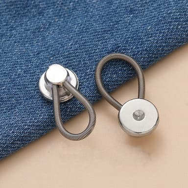 12-paks midjeforlenger for jeans - ingen syknappforlenger 10 mm