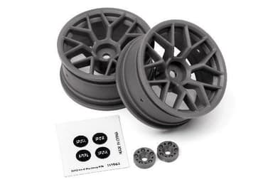 RTR Wheel 26Mm Gunmetal (6Mm Offset/2Pcs)