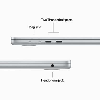 MacBook Air 15 M2/8/256 2023 (Sølvfinish)