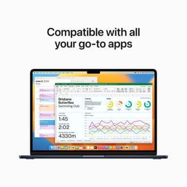 MacBook Air 15 M2/8/512 2023 (Midnatt)