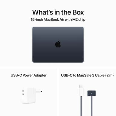 MacBook Air 15 M2/8/512 2023 (Midnatt)