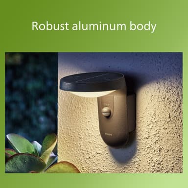 Philips Tyla IR vegglampe med solceller 1,2W