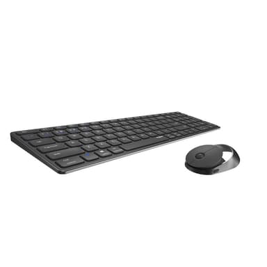 RAPOO Tastatur/Musesett 9750M Multi-Mode Trådløst Mørkegrå