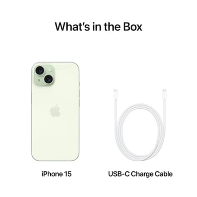 iPhone 15 – 5G smarttelefon 128GB Grønn