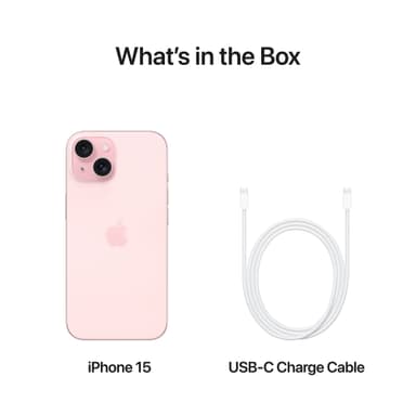 iPhone 15 – 5G smarttelefon 128GB Rosa
