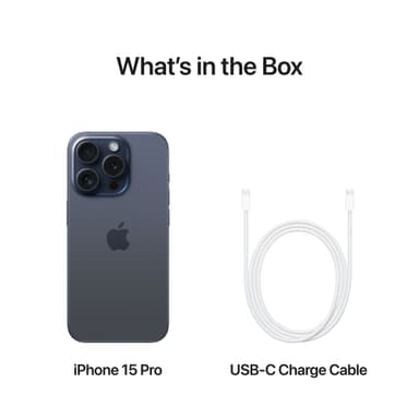 iPhone 15 Pro 5G smarttelefon 256GB Blå Titan