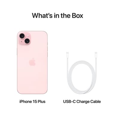 iPhone 15 Plus – 5G smarttelefon 128GB Rosa