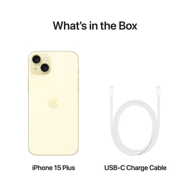 iPhone 15 Plus – 5G smarttelefon 128GB Gul