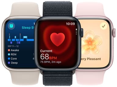 Apple Watch S9 41mm GPS+CEL (Graphite SS/Midnight Sport Band) M/L