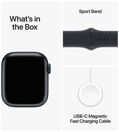 Apple Watch S9 41mm GPS (Midnight Alu/Midnight Sport Band) S/M