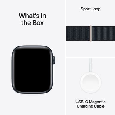Apple Watch SE 2nd Gen 44mm GPS (Midnight Alu/Midnight sport loop)