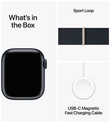 Apple Watch S9 41mm GPS+CEL (Midnight Alu/Midnight Sport Loop)