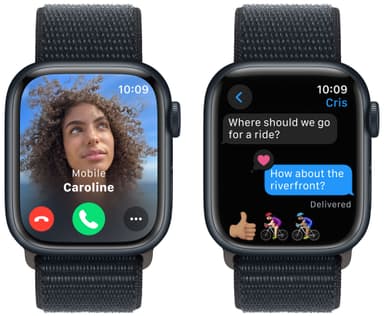 Apple Watch S9 41mm GPS+CEL (Midnight Alu/Midnight Sport Loop)