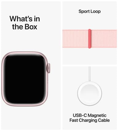 Apple Watch S9 41mm GPS+CEL (Pink Alu/Light Pink Sport Loop)