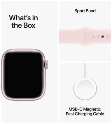 Apple Watch S9 41mm GPS+CEL (Pink Alu/Light Pink Sport Band) S/M