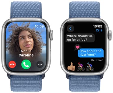 Apple Watch S9 41mm GPS (Silver Alu/Winter Blue Sport Loop)